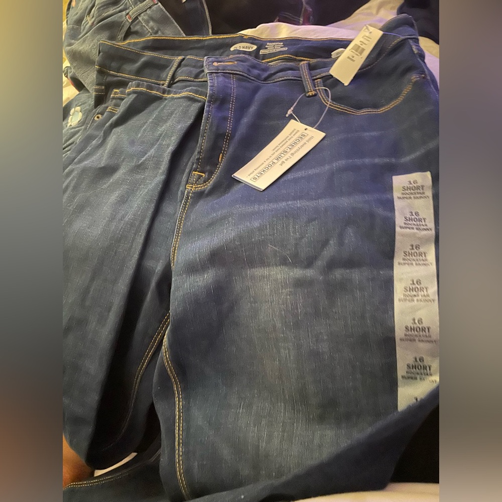 NWT old Navy 16 short super skinny jeans